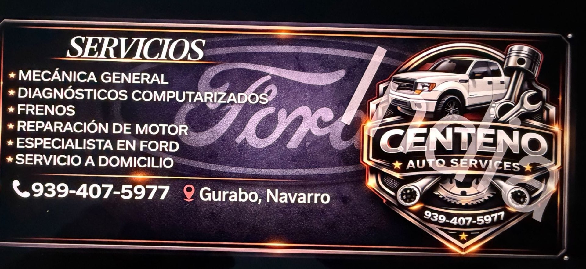 Especialista en Ford — Centeno Auto Services